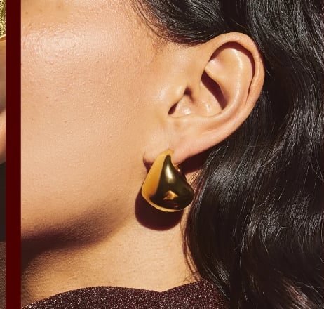 Signature Curvy Droplet Earrings